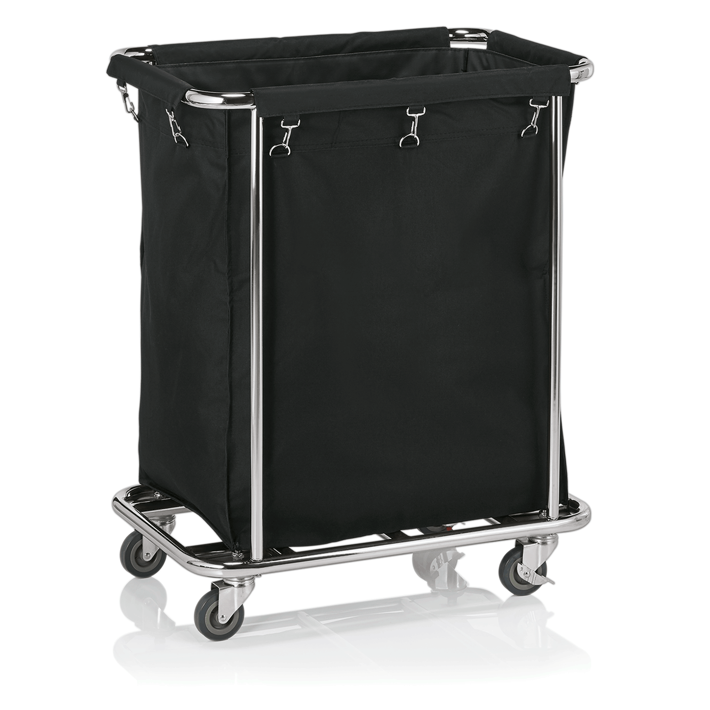 Was Laundry Trolley, 150 L, Chrome-Plated, 650×450×840 mm