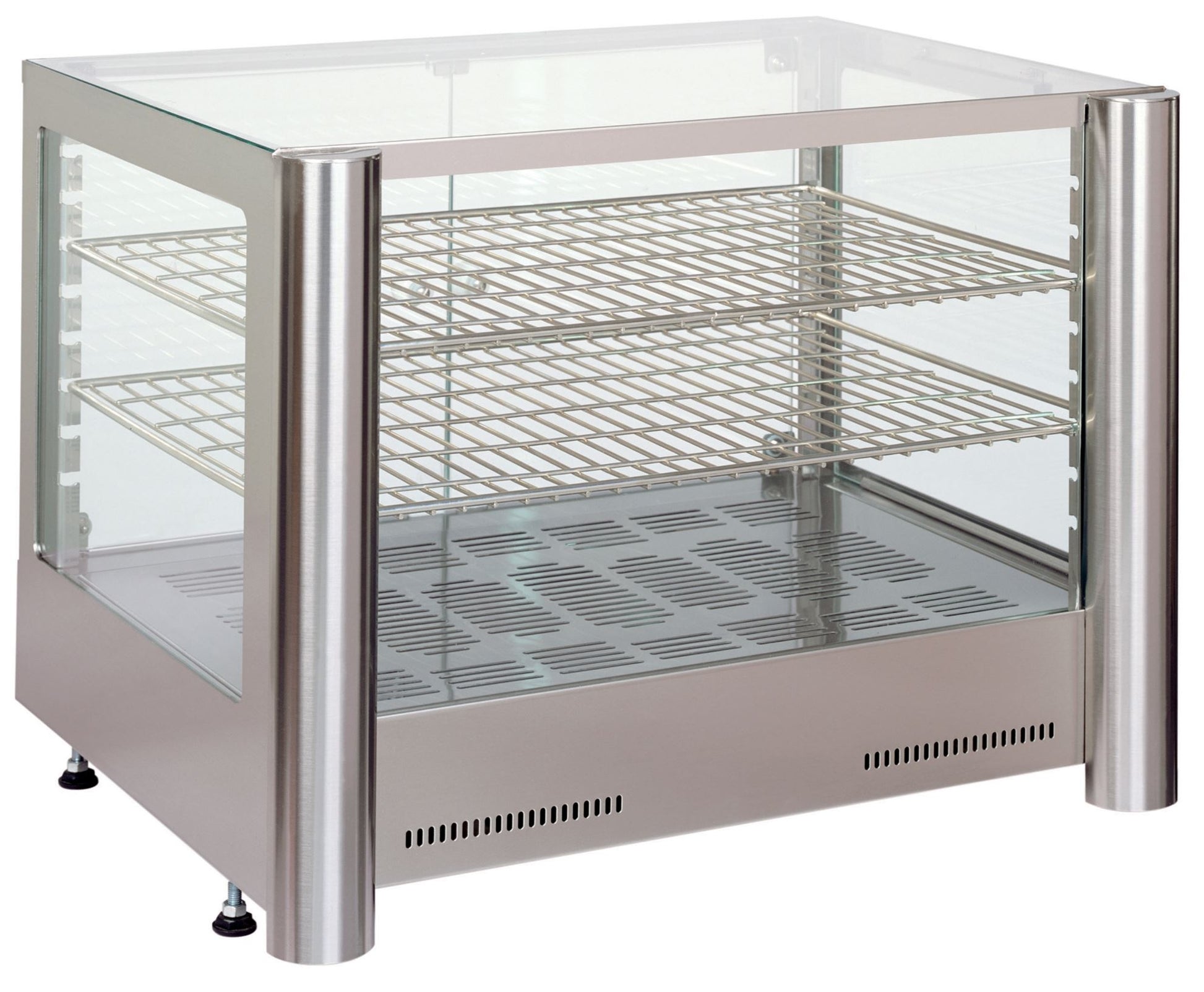 Hot Food Warmer Display Cabinet, +30/+90°C