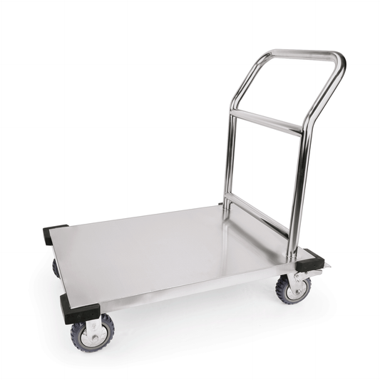 Was Stainless Steel Platform Trolley, 915 x 510 mm