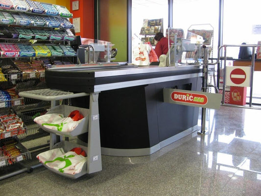 Diva Checkout Counter, Motorized, ErgoCert