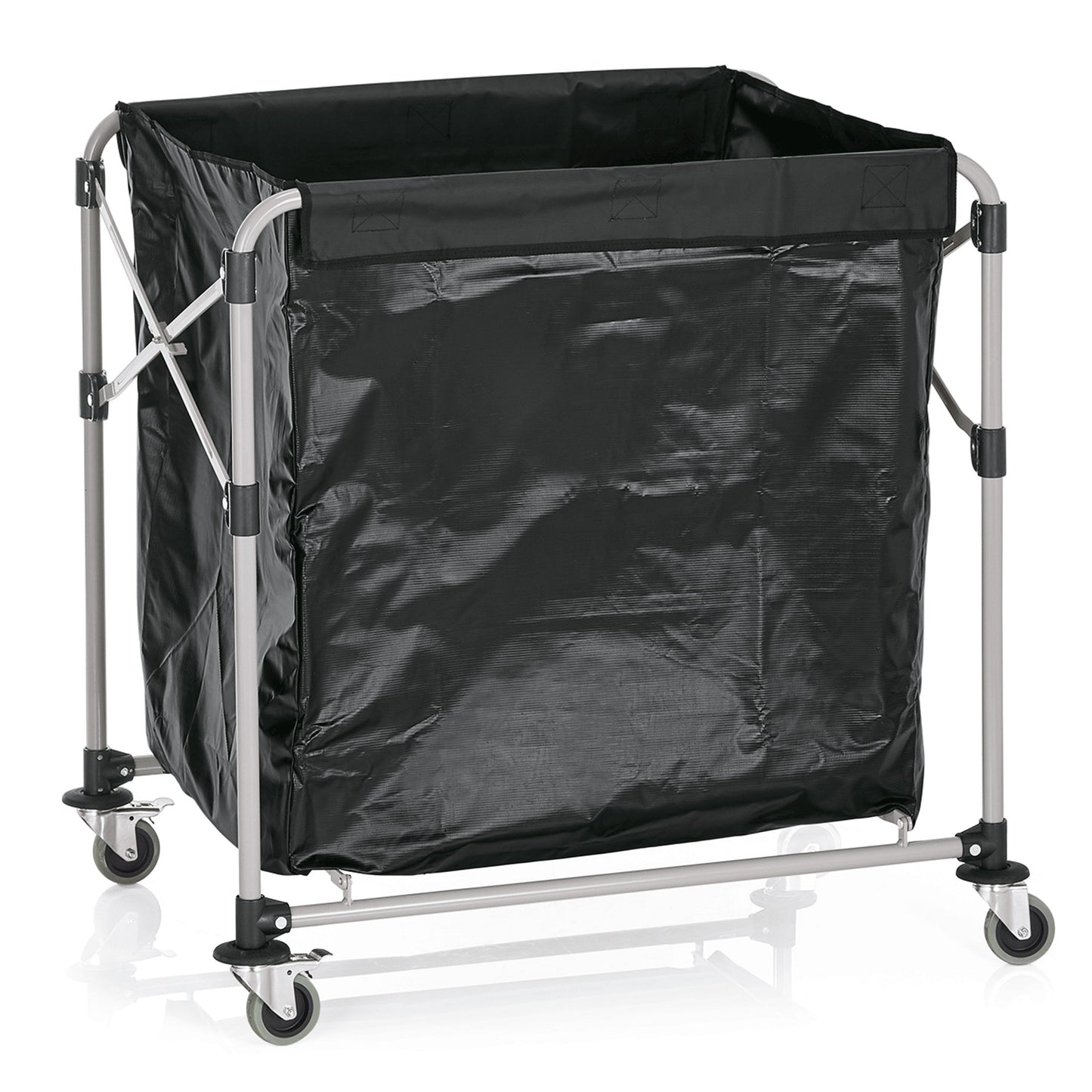 Was Laundry Trolley, Foldable, Powder-Coated Iron, 300 L