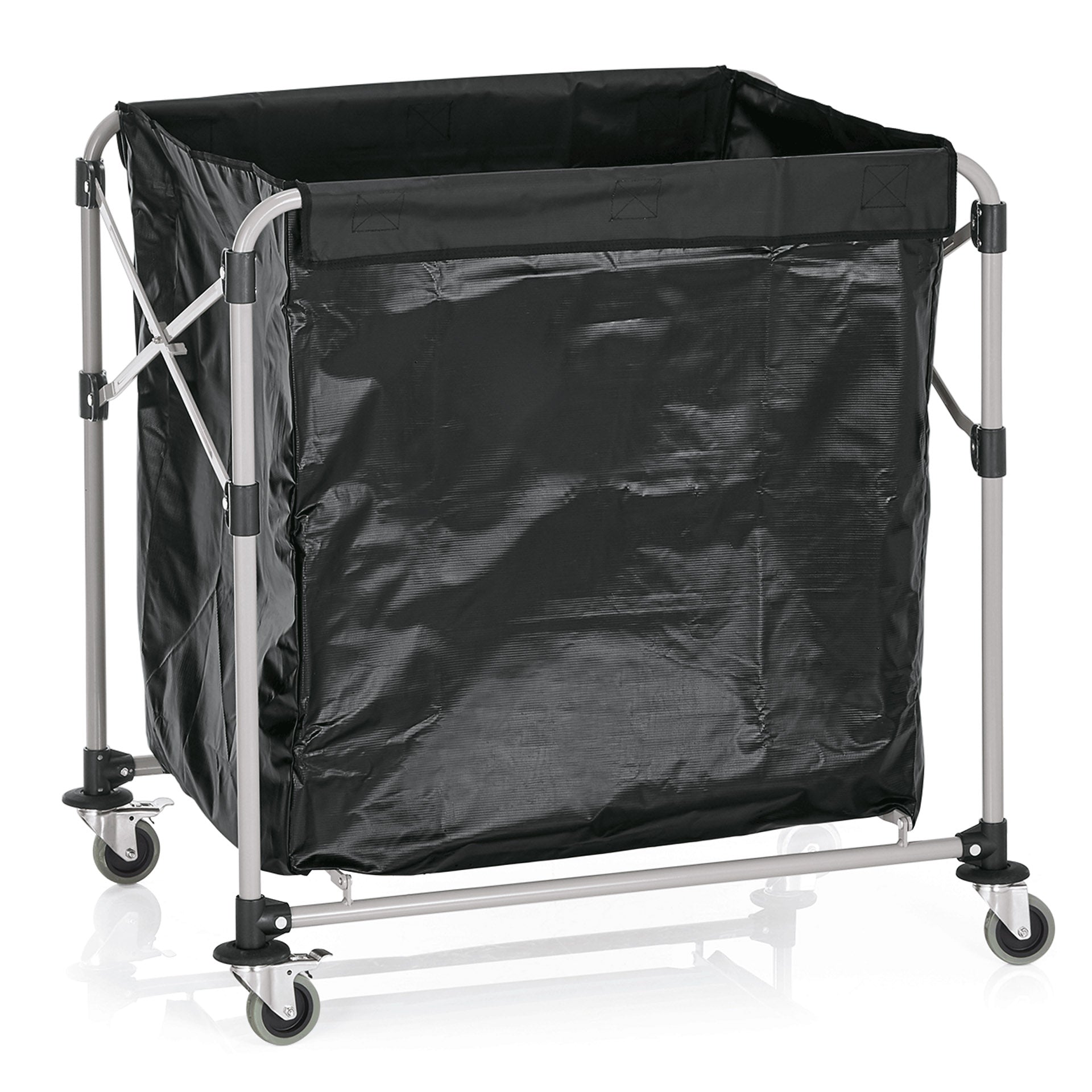 Was Laundry Trolley, Foldable, Powder-Coated Iron, 300 L