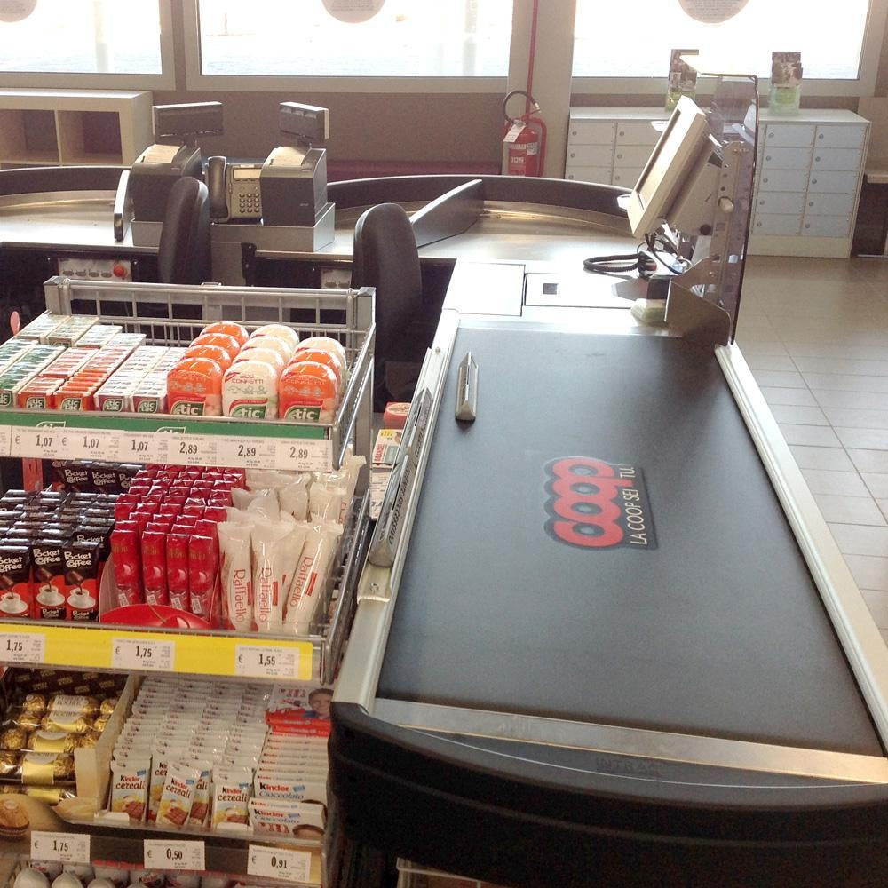 Diva Checkout Counter, Motorized, ErgoCert
