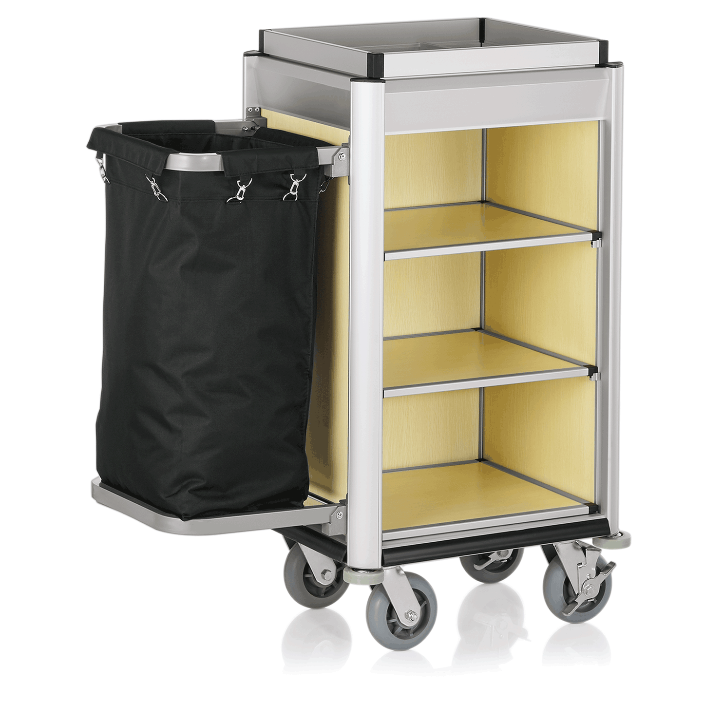 Was Room Service Trolley Isabella, Light Edges, Light Wood, 950 mm