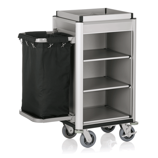 Was Room Service Trolley Isabella, Light Edges, Aluminium, 950 mm
