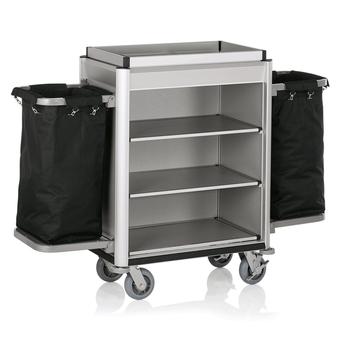 Was Room Service Trolley Isabella, Light Edges, Aluminium, 1550 mm