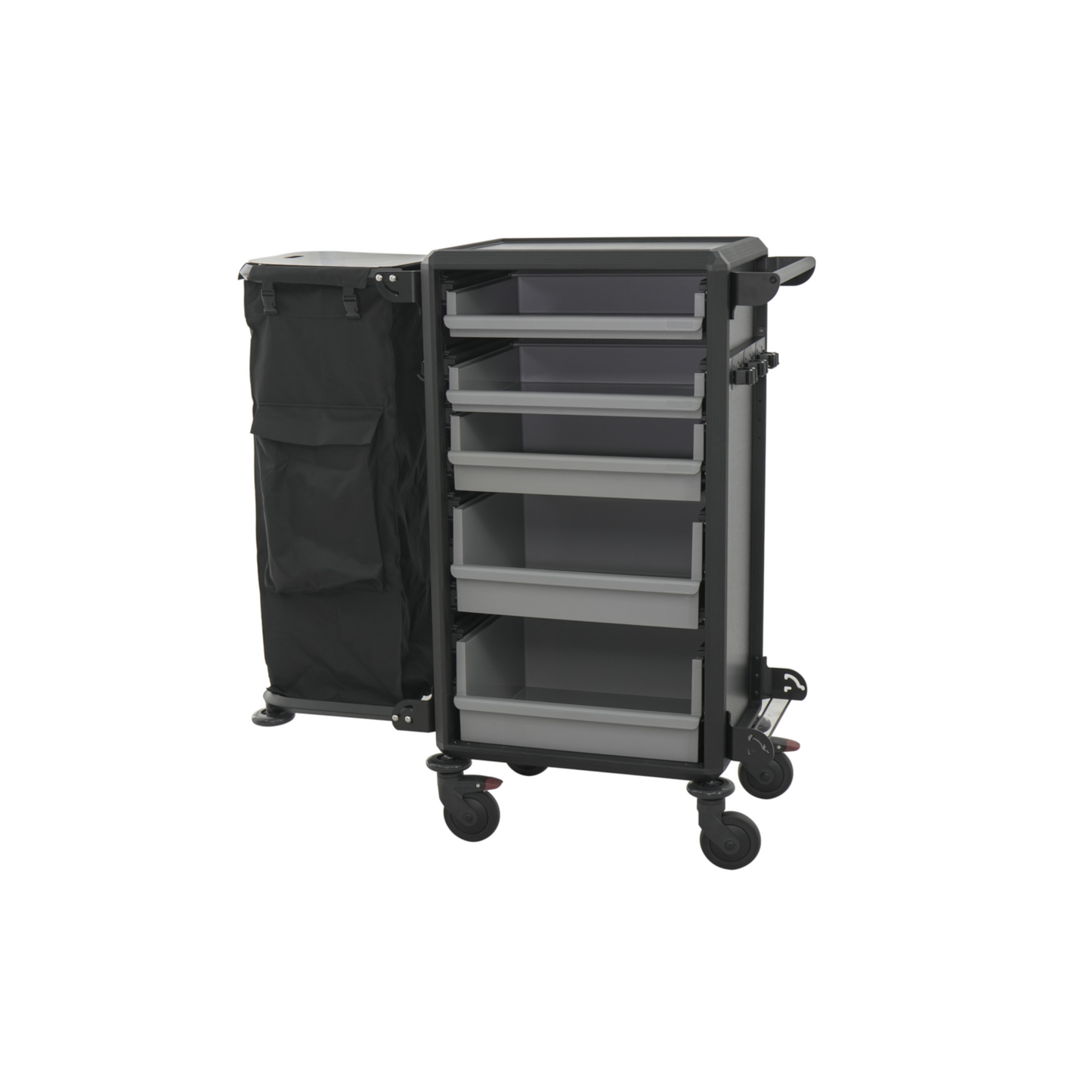 Was Room Service Trolley, Five ABS Boxes and Two Side Containers