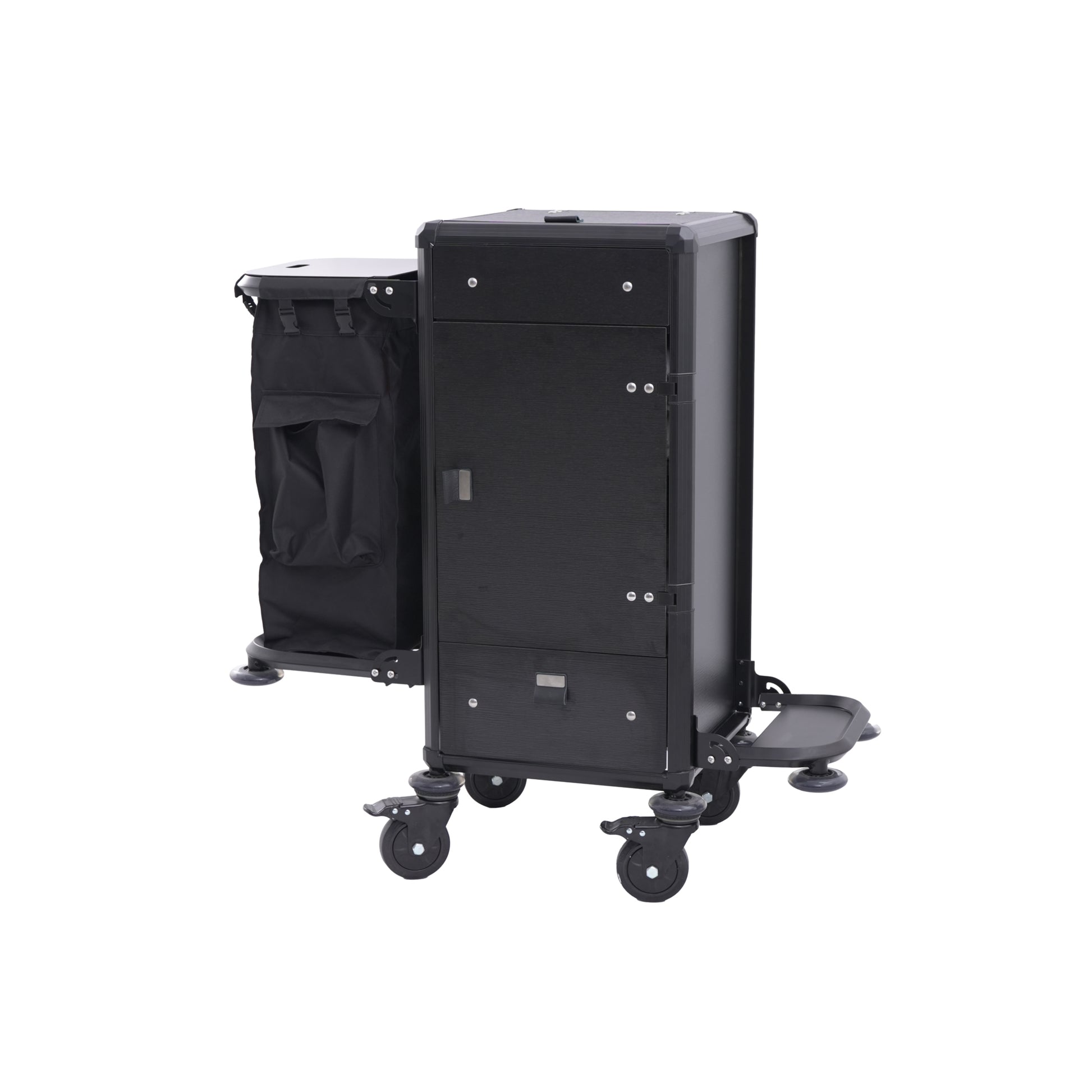 Was Room Service Trolley, Pull-Out Drawer, 60 L Laundry Bag