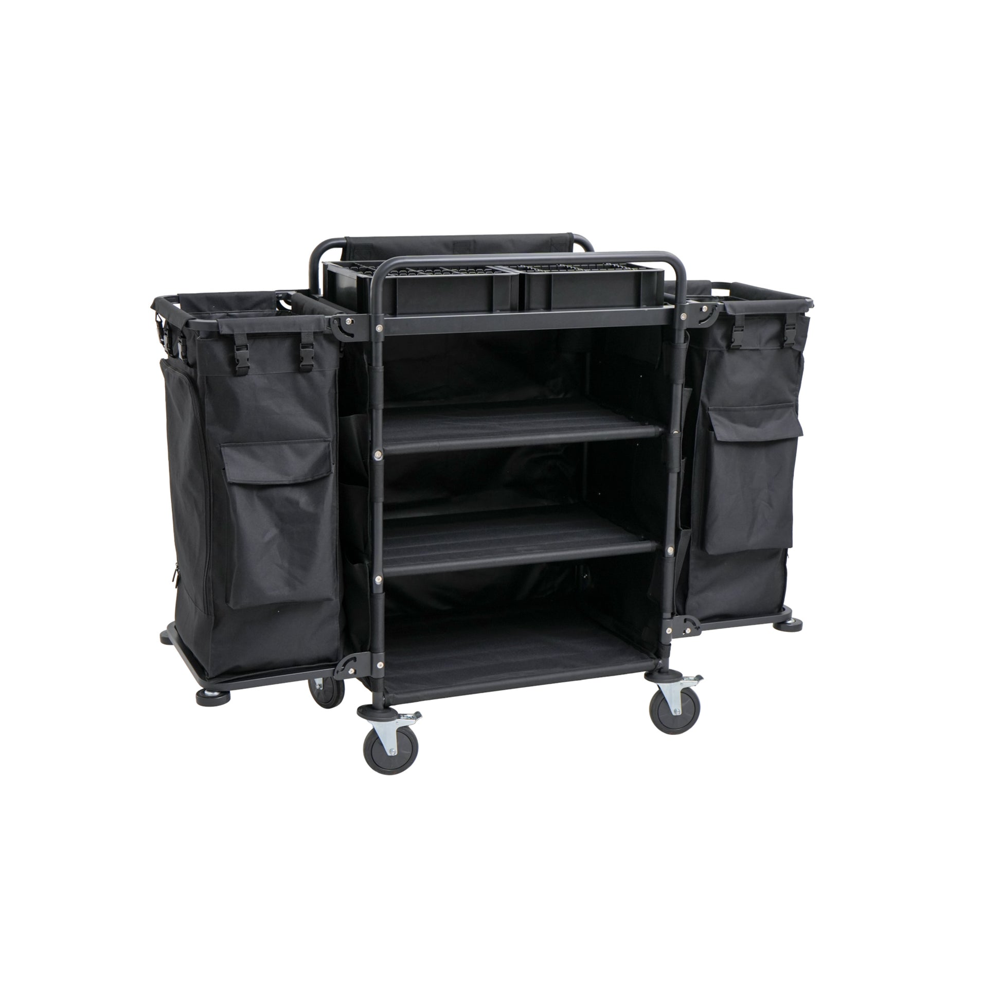 Was Room Service Trolley, Steel Frame, Two 90 L Laundry Bags