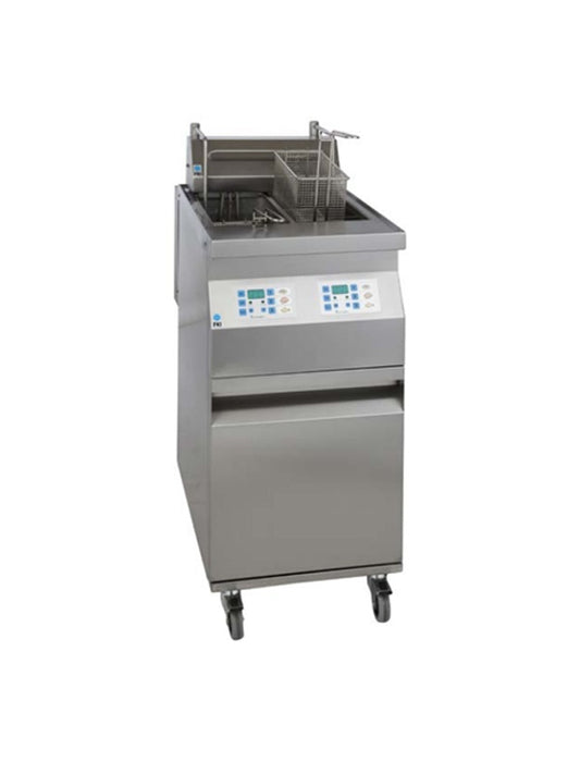 Floor-Standing Electric Fryer, Double Vat, 14 kW