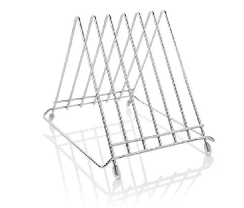 Cutting Board Holder, 6 Boards, Stainless Steel