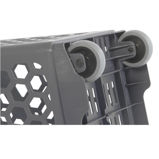 Rolling Shopping Basket, Smooth, 65 L