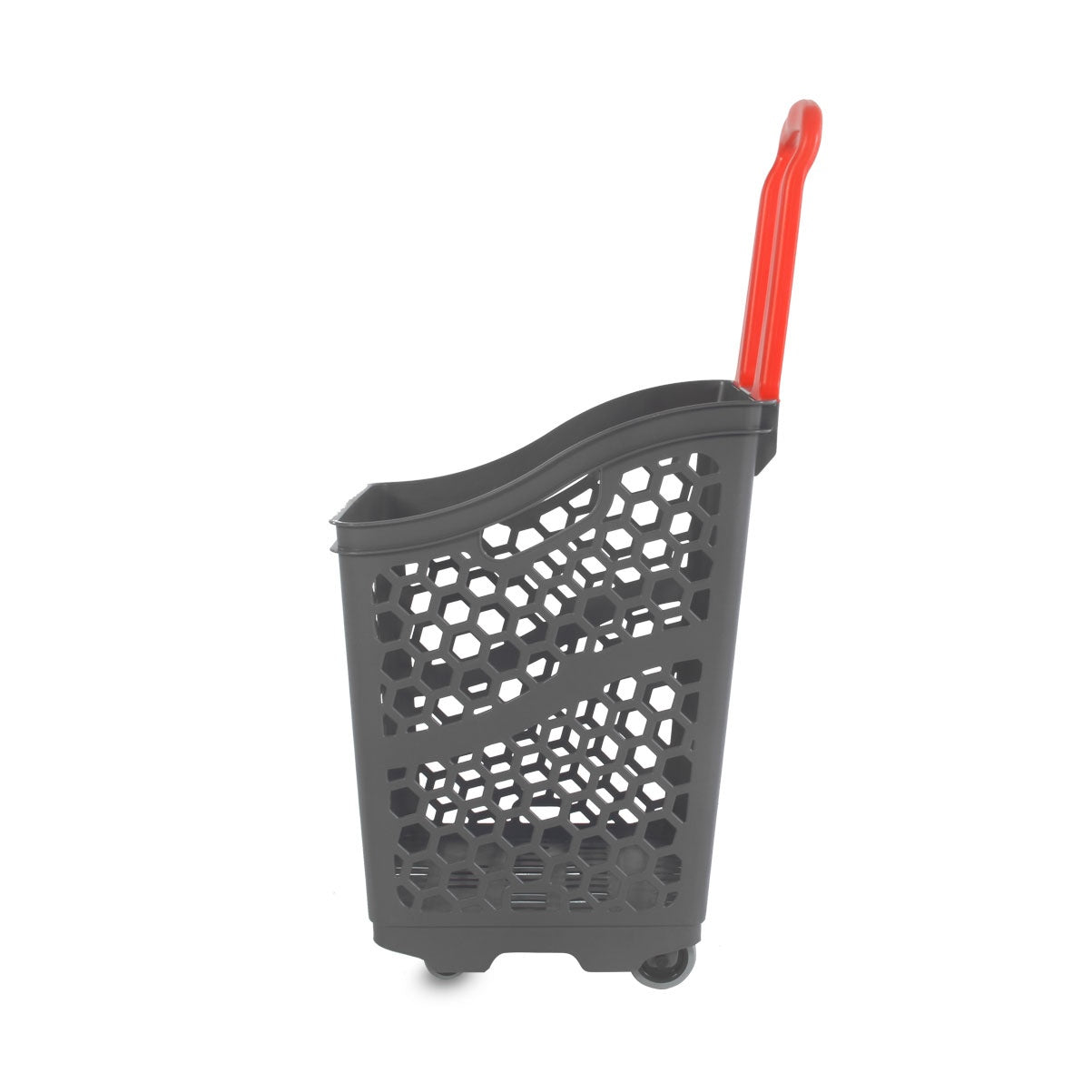 Rolling Shopping Basket, Smooth, 65 L