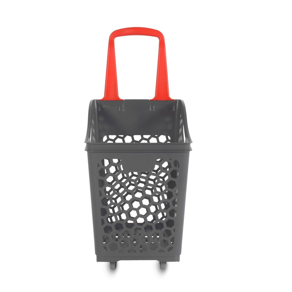 Rolling Shopping Basket, Smooth, 65 L