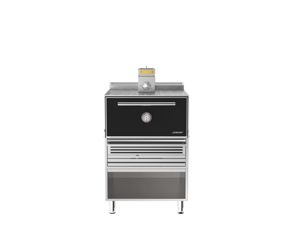 Charcoal Grill Oven with Table, 90 kg/h, 350°C