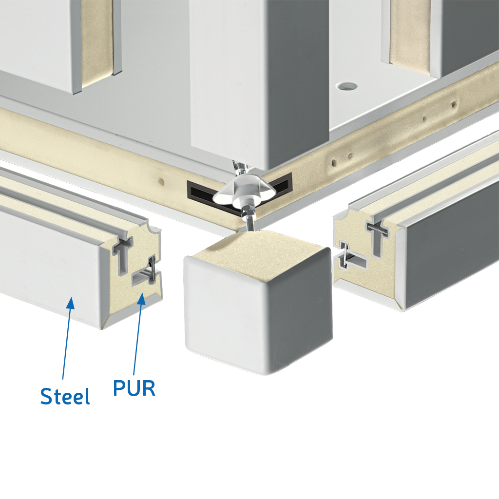 Modular Cold Room Panels, 60–140 mm, PUR