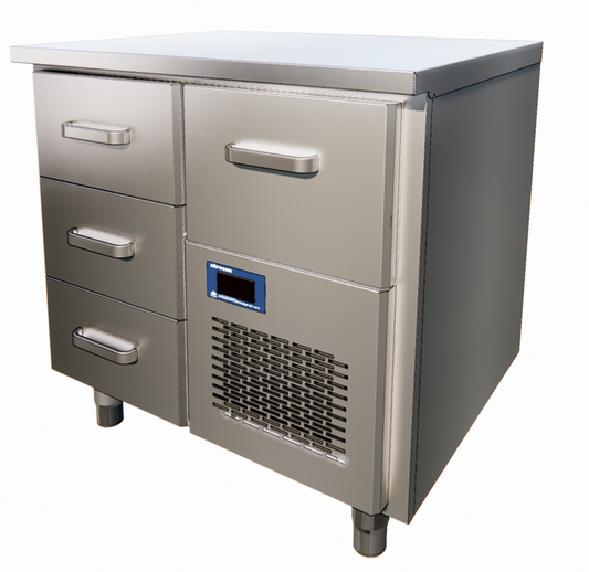 Refrigerated Drawer Table, 860 mm, +2/+6°C
