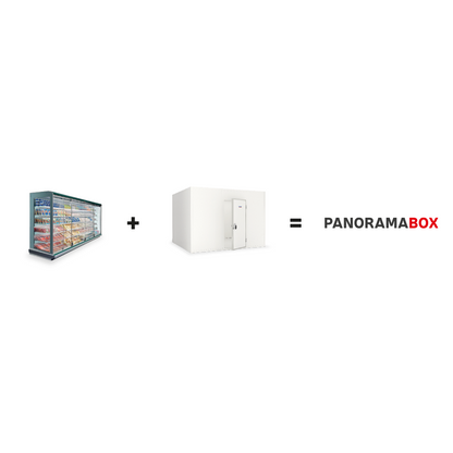 Panorama Box Modular Display Cold Room, 1250 mm