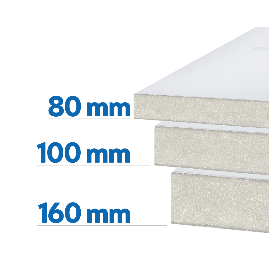 Modular Cold Room Panel System, 80/100/160 mm