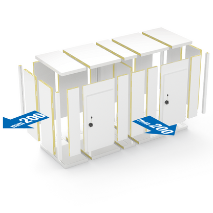 Modular Cold Room Panel System, 80/100/160 mm