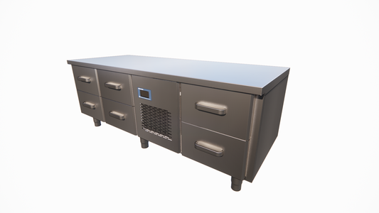 Refrigerated Drawer Table, 1660 mm, +2/+6°C