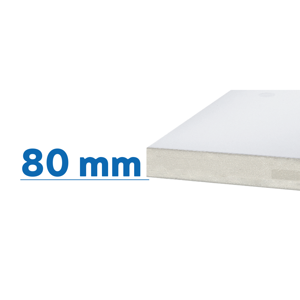 Modular Cold Room Panel Kit, 80 mm, 1800–12000 L
