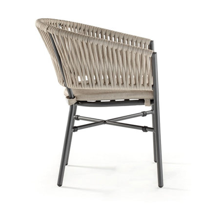 Portofino Outdoor Armchair, Aluminum, Fabric Seat