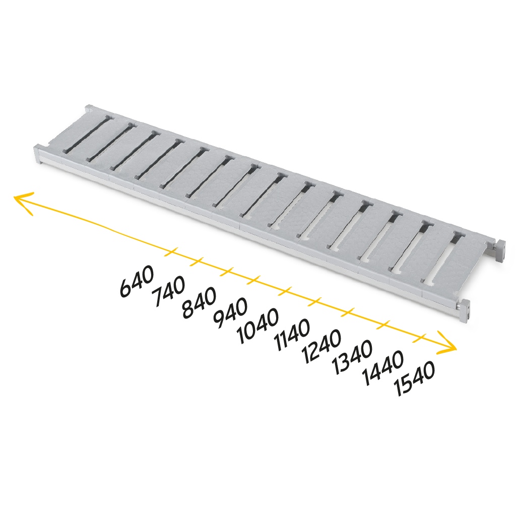 Modular Cold Room Shelving, -40/+40°C, Aluminum & HDPE