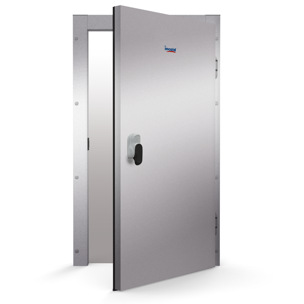 Cold Room Hinged Door, 120mm PUR, Stainless Steel