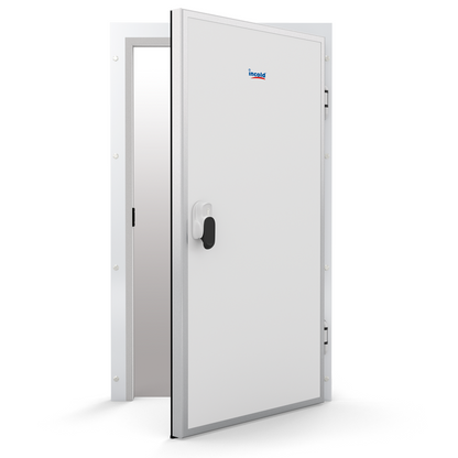 Cold Room Hinged Door, 120mm PUR, Stainless Steel