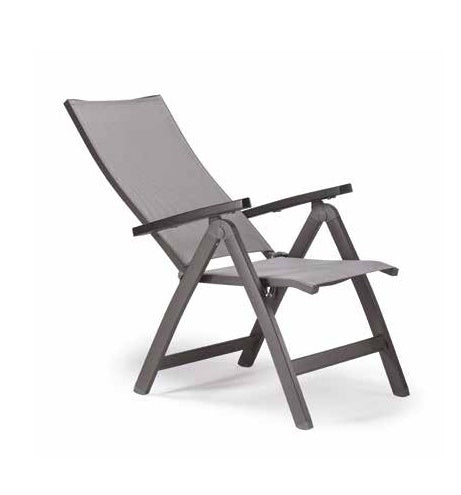 Grattoni Outdoor Folding Armchair Gs 942, Aluminum, Textilene®