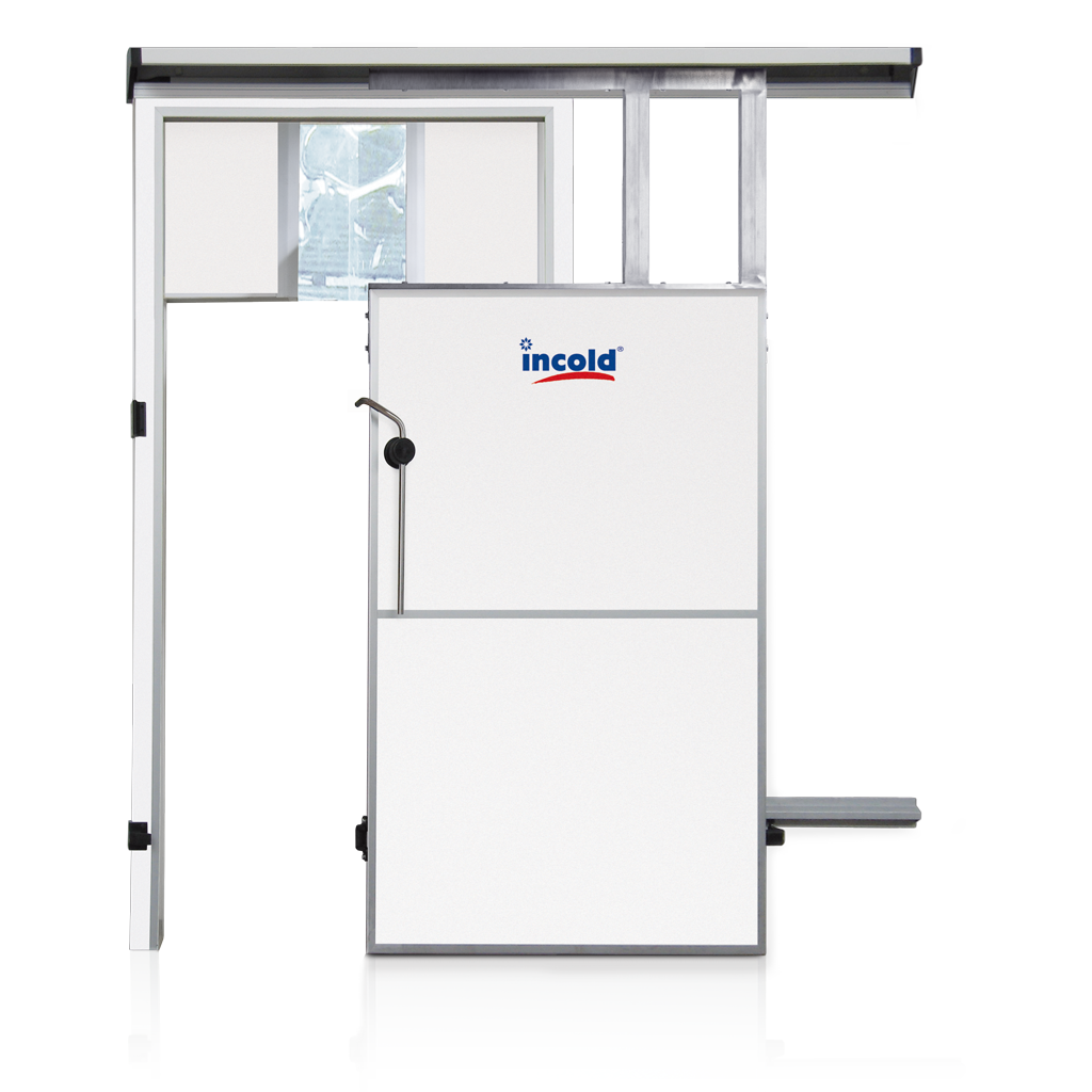 Cold Room Sliding Door, Rail Passage, 9 cm PUR