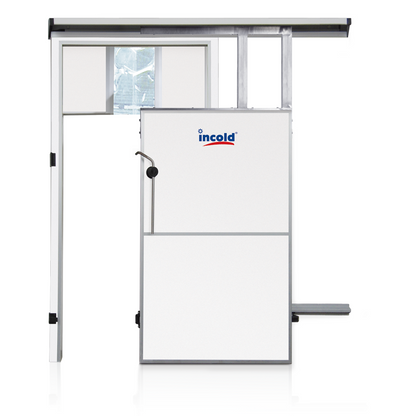 Cold Room Sliding Door, Rail Passage, 9 cm PUR