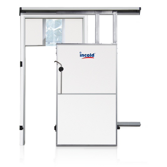 Cold Room Sliding Door, Rail Passage, 9 cm PUR
