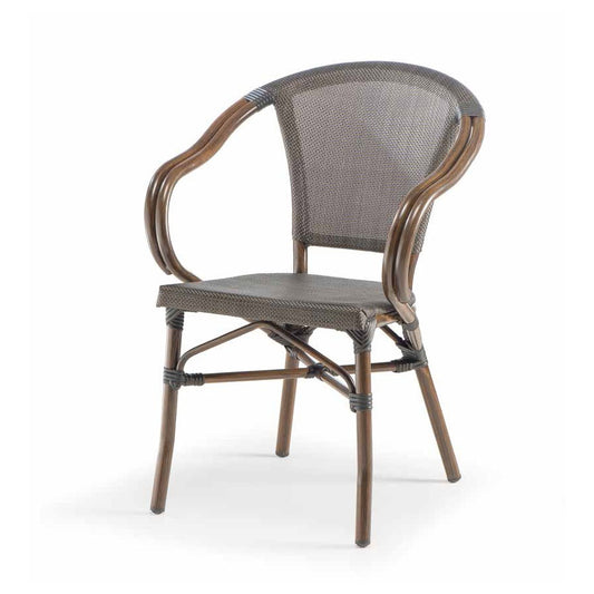 Grattoni Stackable Outdoor Armchair Gs 950/B, Aluminium, 5 kg