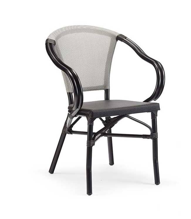 Stackable Outdoor Armchair, Aluminium, 5 kg