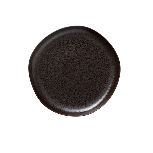 Rockzzero Flat Plate Organic Metallic Brown, Ø280 mm, Set of 6