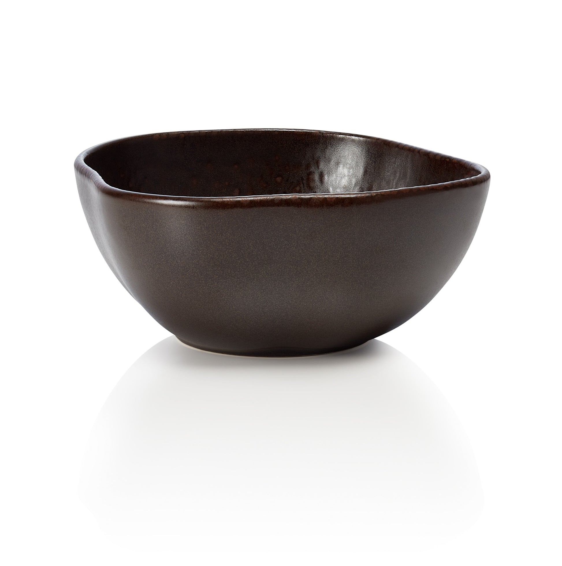 Rockzzero Deep Bowl Organic Metallic Brown, Ø160 mm, 0.5 L, Set of 6