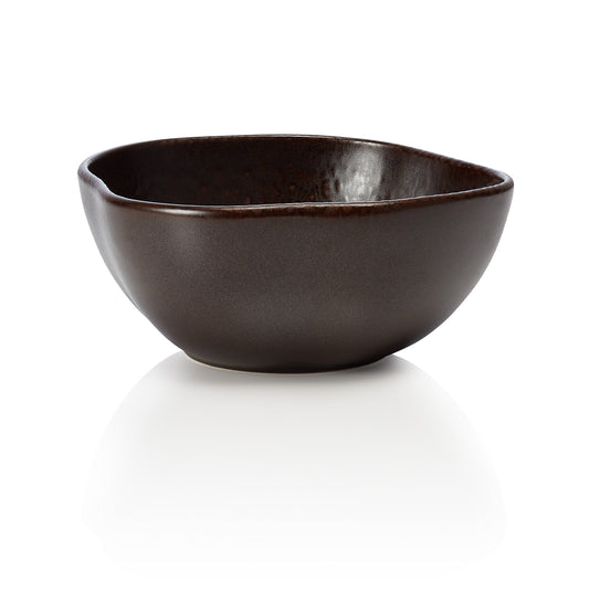 Rockzzero Deep Bowl Organic Metallic Brown, Ø160 mm, 0.5 L, Set of 6