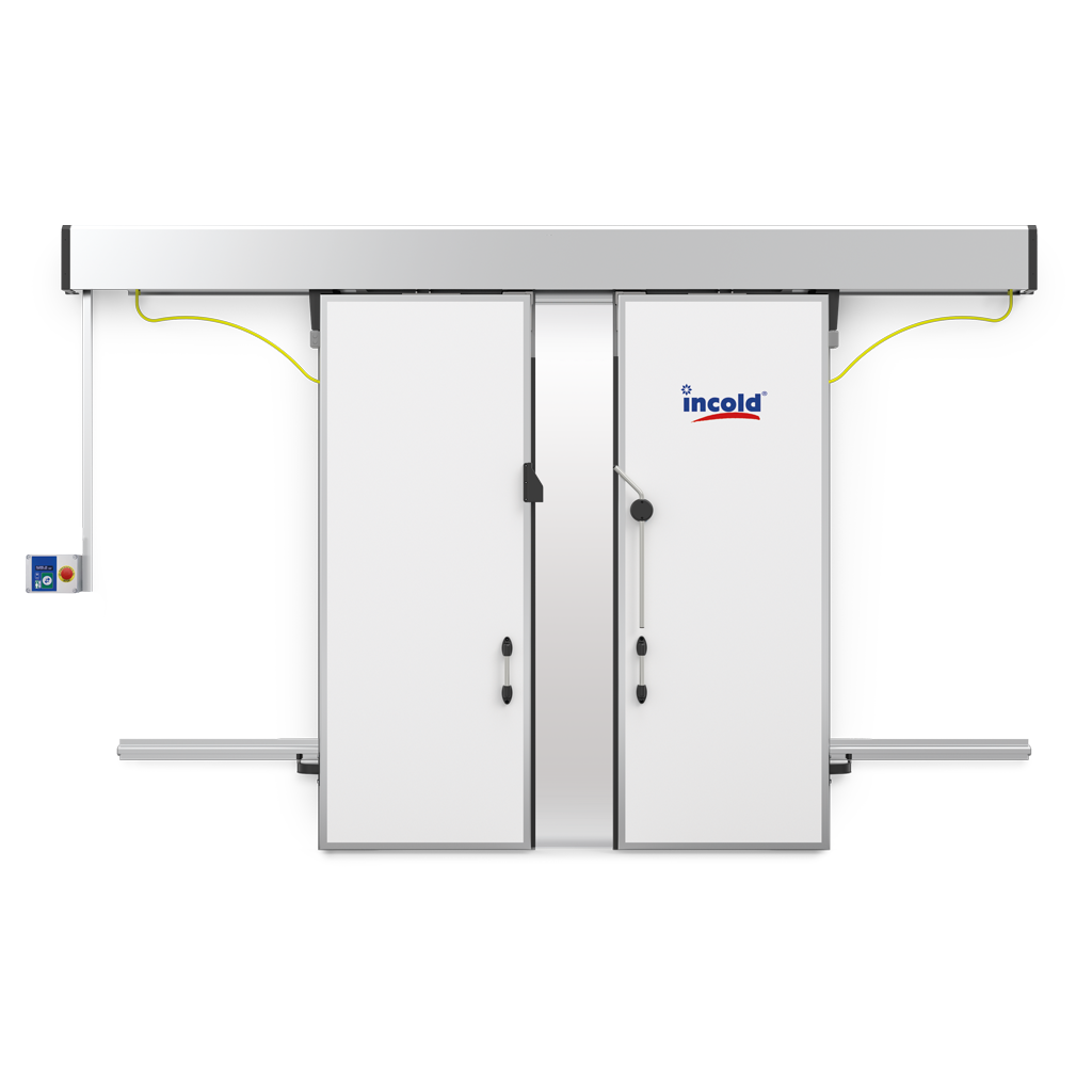 Isothermal Sliding Door, 2 Leaves, Cold Room