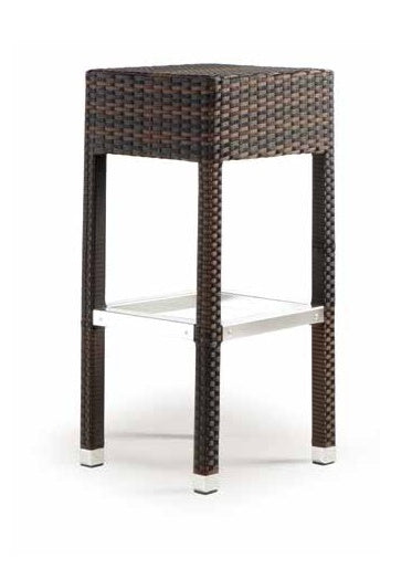 Aluminium Bar Stool, Indoor/Outdoor, 340x340x750mm
