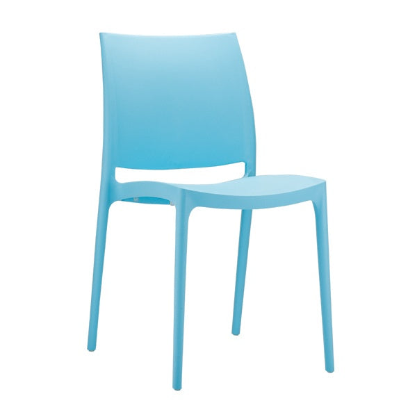 Maya Stackable Chair, Polypropylene, Outdoor