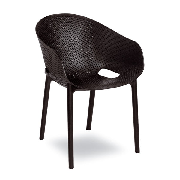 Sunny Stackable Armchair, Polypropylene, Indoor/Outdoor