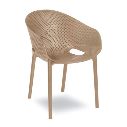 Sunny Stackable Armchair, Polypropylene, Indoor/Outdoor