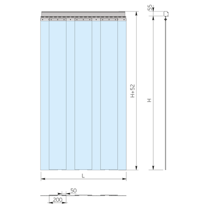 PVC Strip Door Curtain