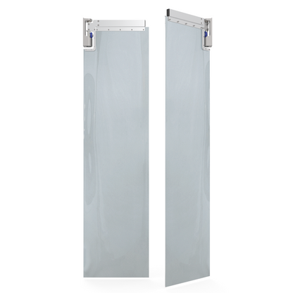 Visioflex Flexible PVC Curtain Door, Post-Free