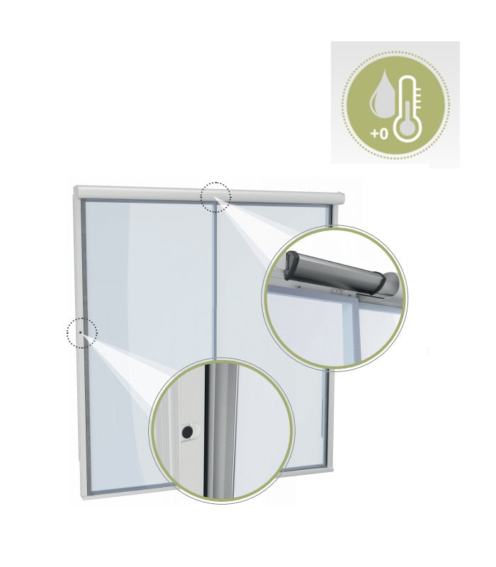 Reactive Glass Door for Commercial Refrigeration