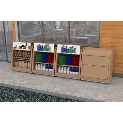 Street Shelving Unit, Custom-Order, Powder Coated
