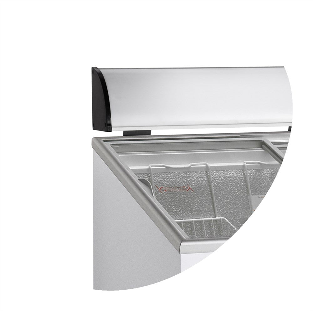 Glass Lid Chest Freezer, 91 L, -24/-14°C