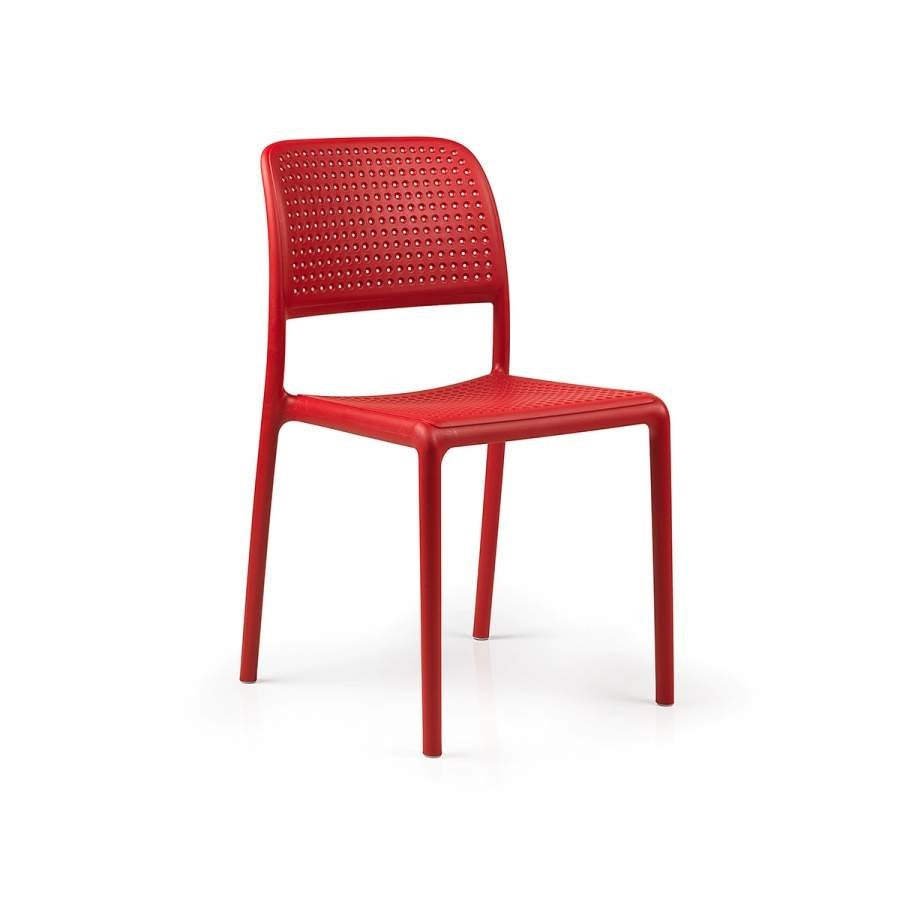 Bora Bistrot Outdoor Chair, Monobloc, Stackable